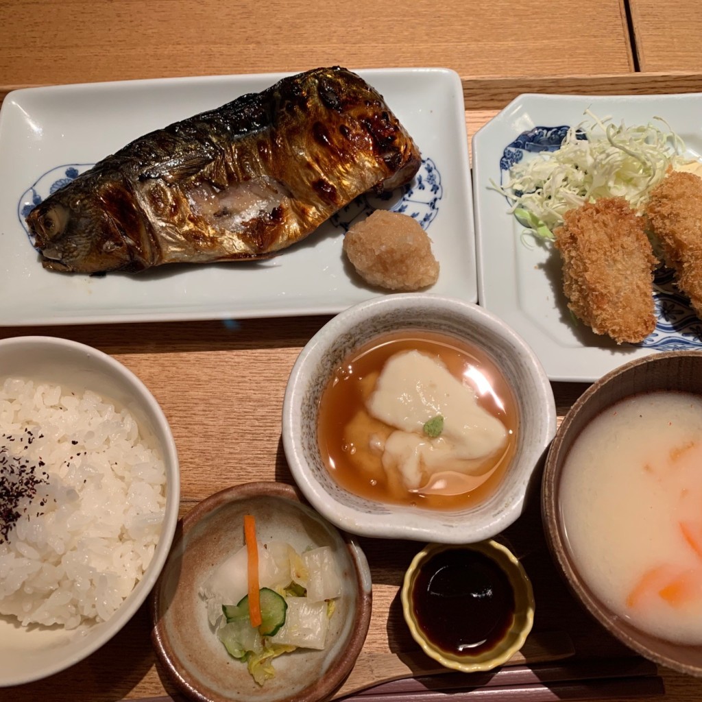 ユーザーが投稿した焼きもん御膳鯖の写真 - 実際訪問したユーザーが直接撮影して投稿した恵比寿南和食 / 日本料理小割烹おはし 恵比寿の写真
