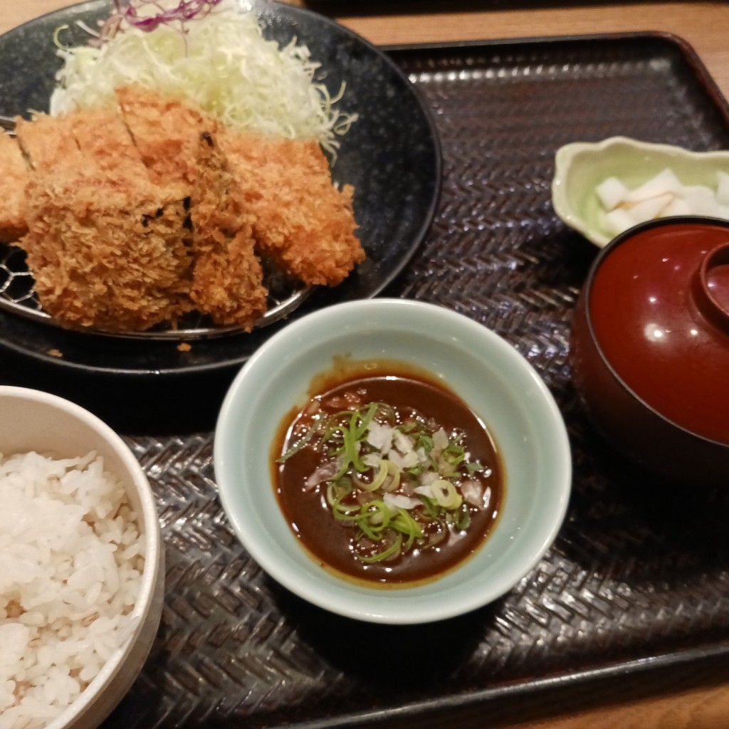 ユーザーが投稿した味噌チキン野菜かつランチの写真 - 実際訪問したユーザーが直接撮影して投稿した宝町ファミリーレストランどんと 広島店の写真