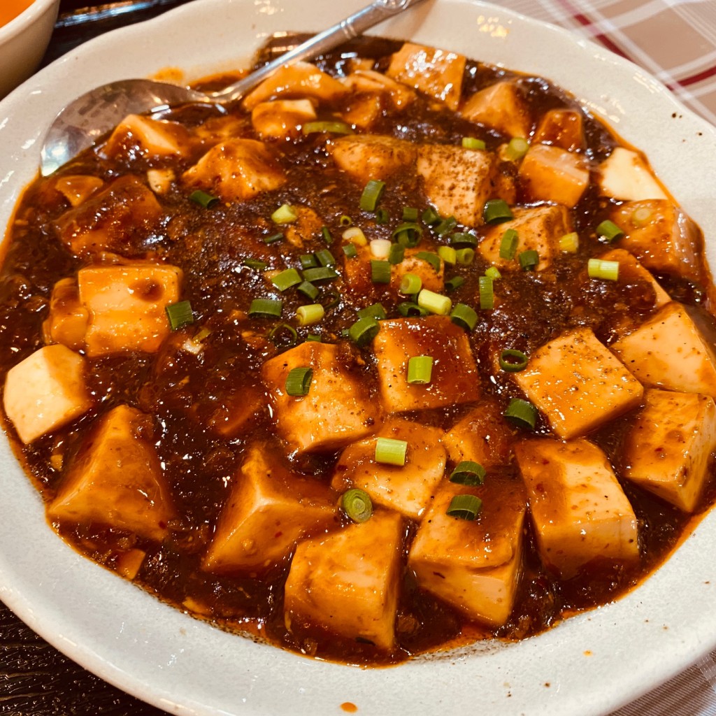 ユーザーが投稿した麻婆豆腐定食の写真 - 実際訪問したユーザーが直接撮影して投稿した大楠中華料理高宮飯店の写真