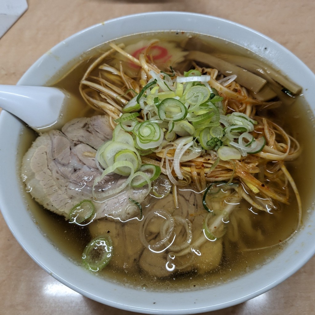 ユーザーが投稿したねぎラーメン 750の写真 - 実際訪問したユーザーが直接撮影して投稿した堀米町ラーメン専門店ラーメン 太七の写真