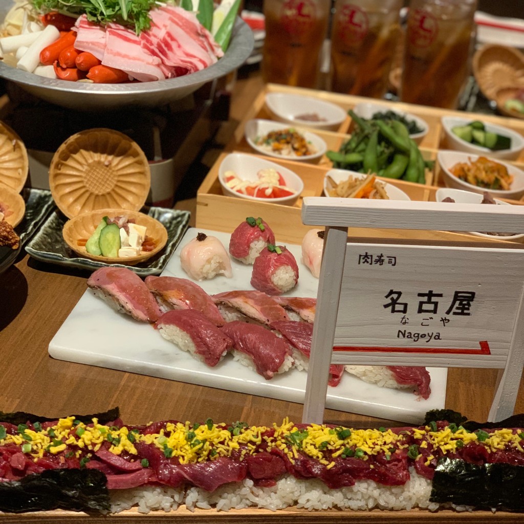 こっこ758さんが投稿した名駅居酒屋のお店名古屋 名駅 肉寿司/ナゴヤ メイエキ ニクスシの写真