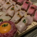 肉寿司 - 実際訪問したユーザーが直接撮影して投稿した渋谷西洋料理フルムーンの写真のメニュー情報
