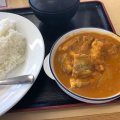 バターチキンカレー - 実際訪問したユーザーが直接撮影して投稿した岡田牛丼松屋 岩出店の写真のメニュー情報