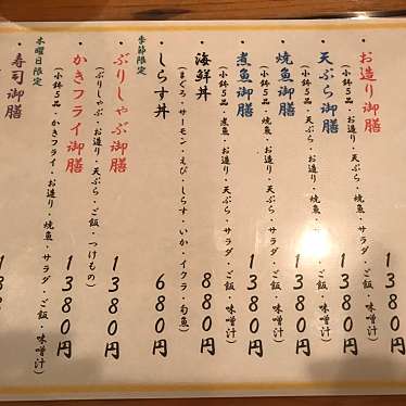 実際訪問したユーザーが直接撮影して投稿した田中町和食 / 日本料理みかんの写真