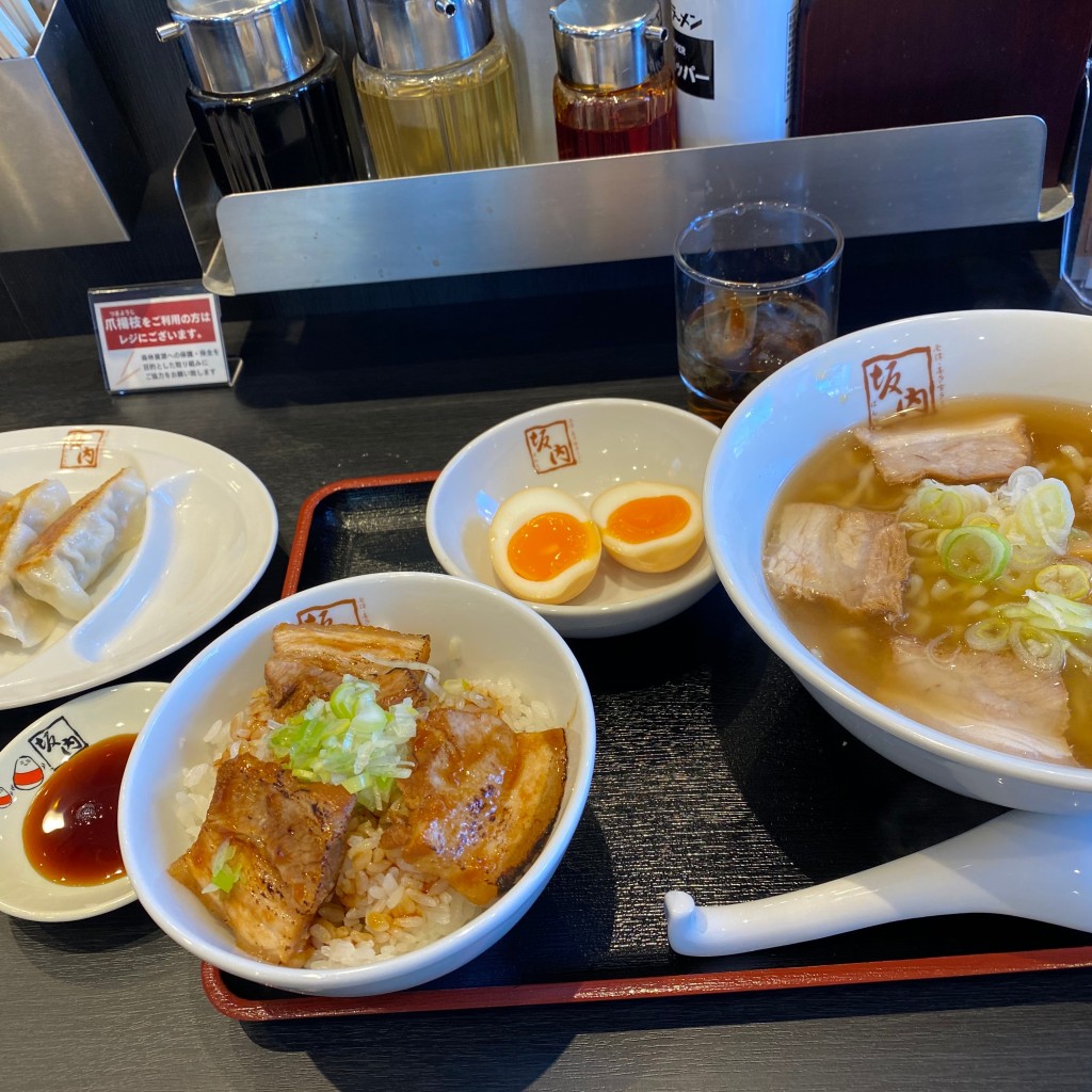 Snufkinと風さんが投稿した南流山ラーメン専門店のお店喜多方ラーメン坂内 南流山店/ばんないの写真