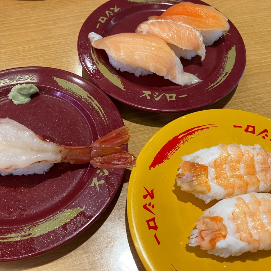 ユーザーが投稿した180円赤皿の写真 - 実際訪問したユーザーが直接撮影して投稿した吉島回転寿司スシロー 魚津店の写真