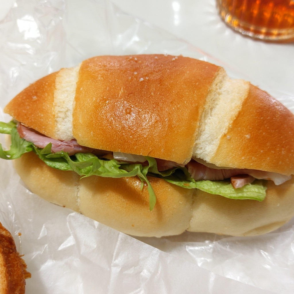 ユーザーが投稿した塩バターサンドの写真 - 実際訪問したユーザーが直接撮影して投稿した東道野辺デザート / ベーカリーピーターパン 小麦の郷店の写真