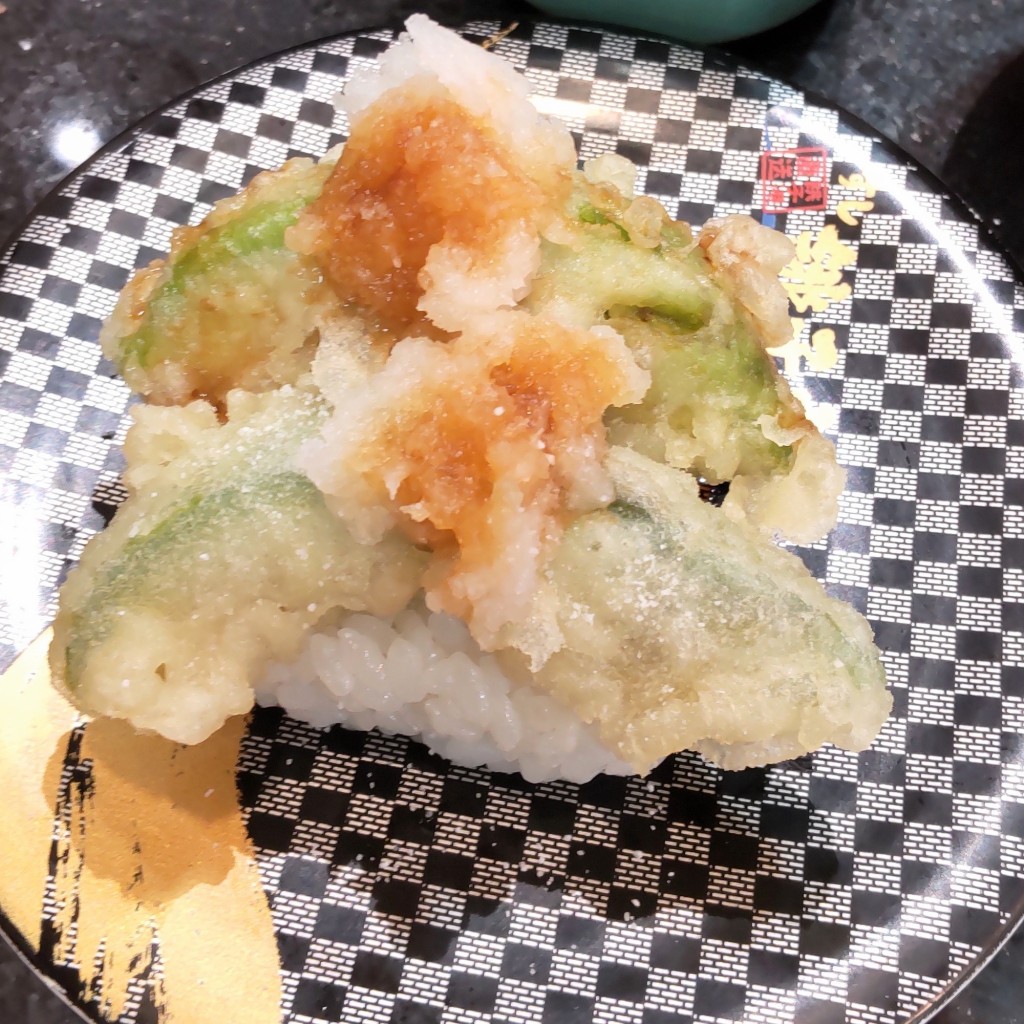 ユーザーが投稿したアボカド天ぷらの写真 - 実際訪問したユーザーが直接撮影して投稿した東金回転寿司すし銚子丸 東金店の写真