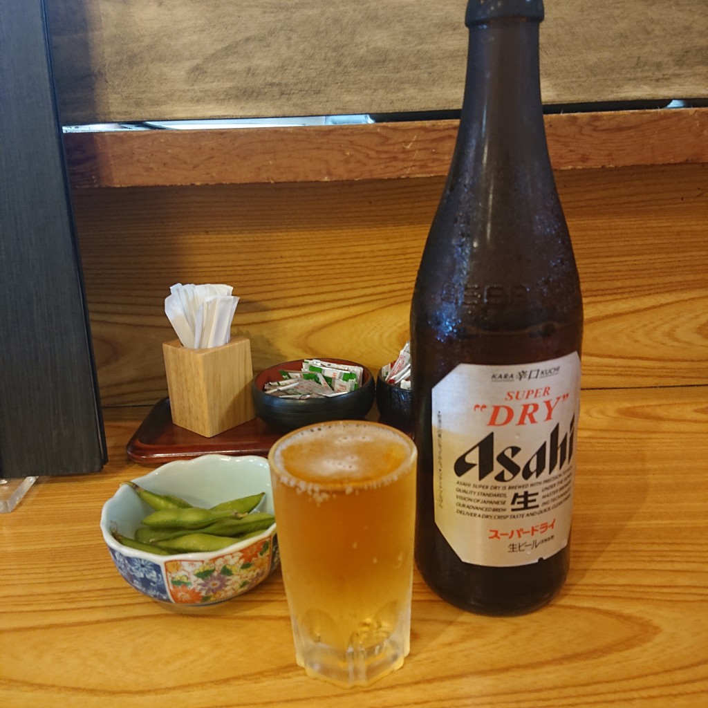 ユーザーが投稿したビールの写真 - 実際訪問したユーザーが直接撮影して投稿した東栄うどん和田の写真
