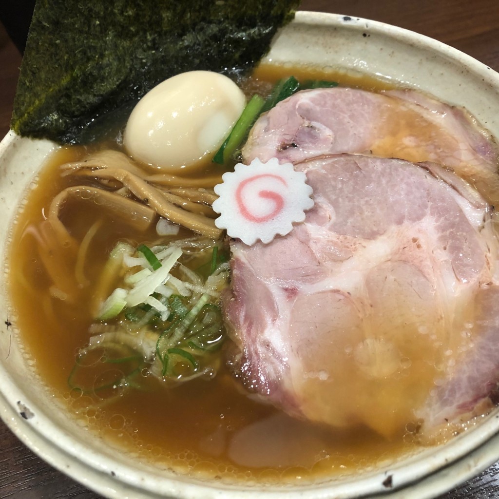 ユーザーが投稿した特製醤油ラーメンの写真 - 実際訪問したユーザーが直接撮影して投稿した銀座ラーメン専門店らーめん一郎の写真