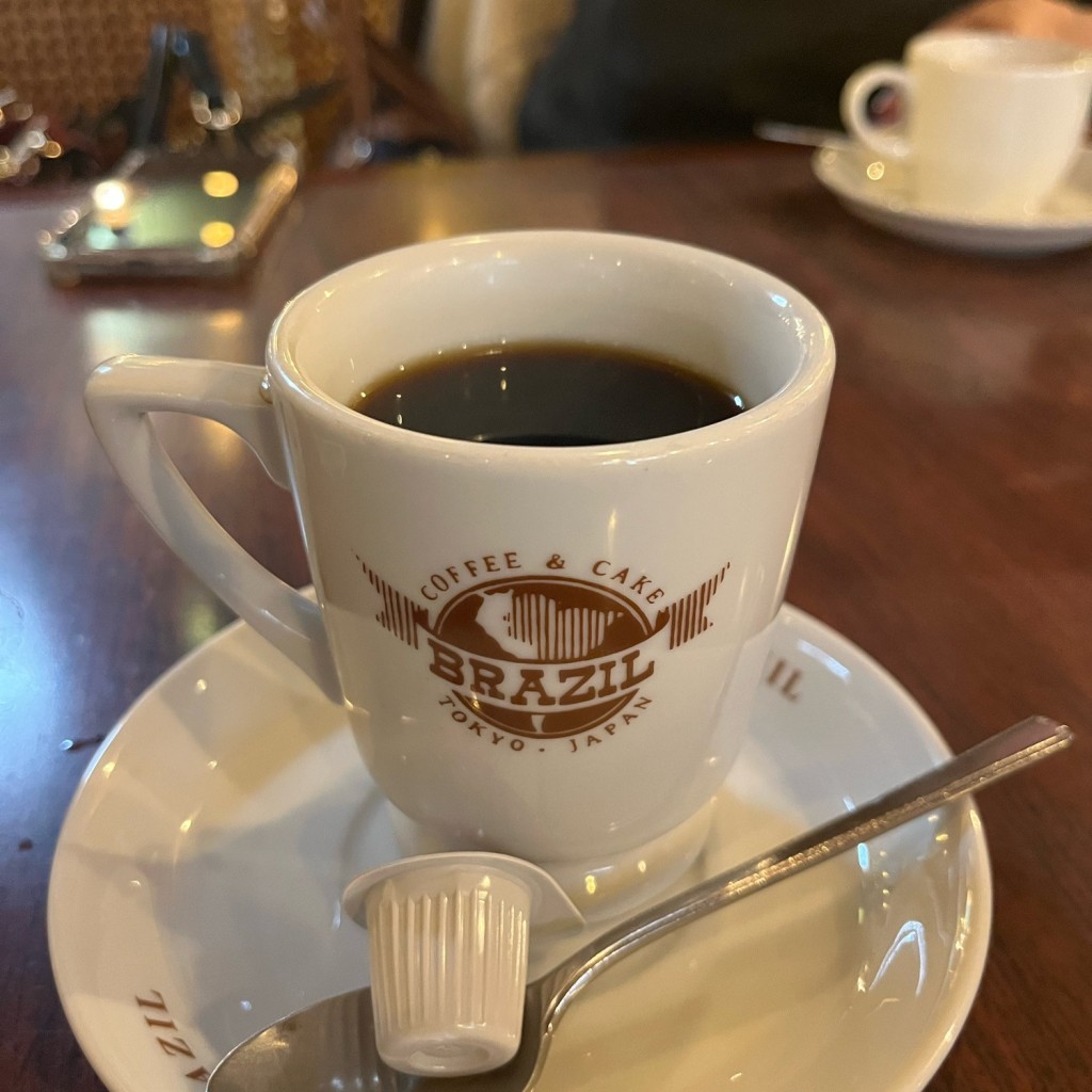 ユーザーが投稿したコーヒーの写真 - 実際訪問したユーザーが直接撮影して投稿した浅草サンドイッチ銀座ブラジル 浅草支店の写真