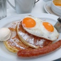 Pancakesw/sausage(B - 実際訪問したユーザーが直接撮影して投稿した南青山カフェcrisscrossの写真のメニュー情報