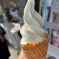 実際訪問したユーザーが直接撮影して投稿した湯布院町川上スイーツゆふいんソフトクリームの写真