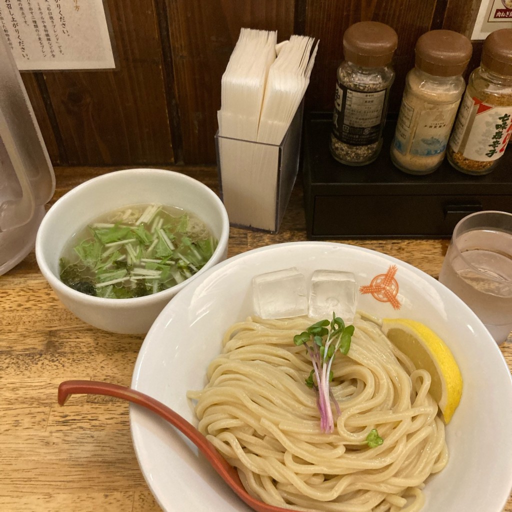 ユーザーが投稿した鯛だし塩つけ麺の写真 - 実際訪問したユーザーが直接撮影して投稿した有楽町つけ麺専門店三田製麺所 有楽町店の写真