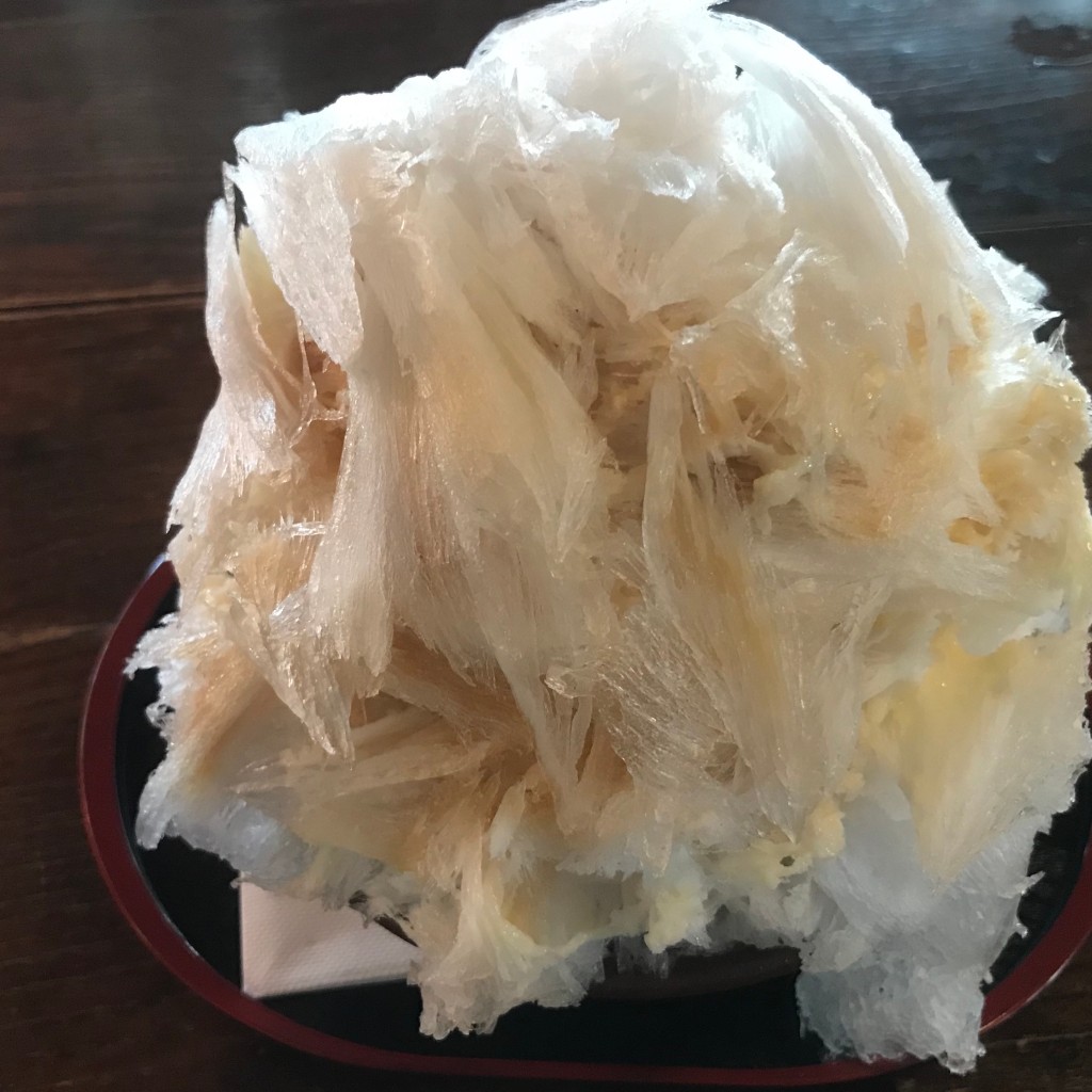 ユーザーが投稿したかき氷 カフェオーレの写真 - 実際訪問したユーザーが直接撮影して投稿した今市カフェ日光珈琲 玉藻小路の写真