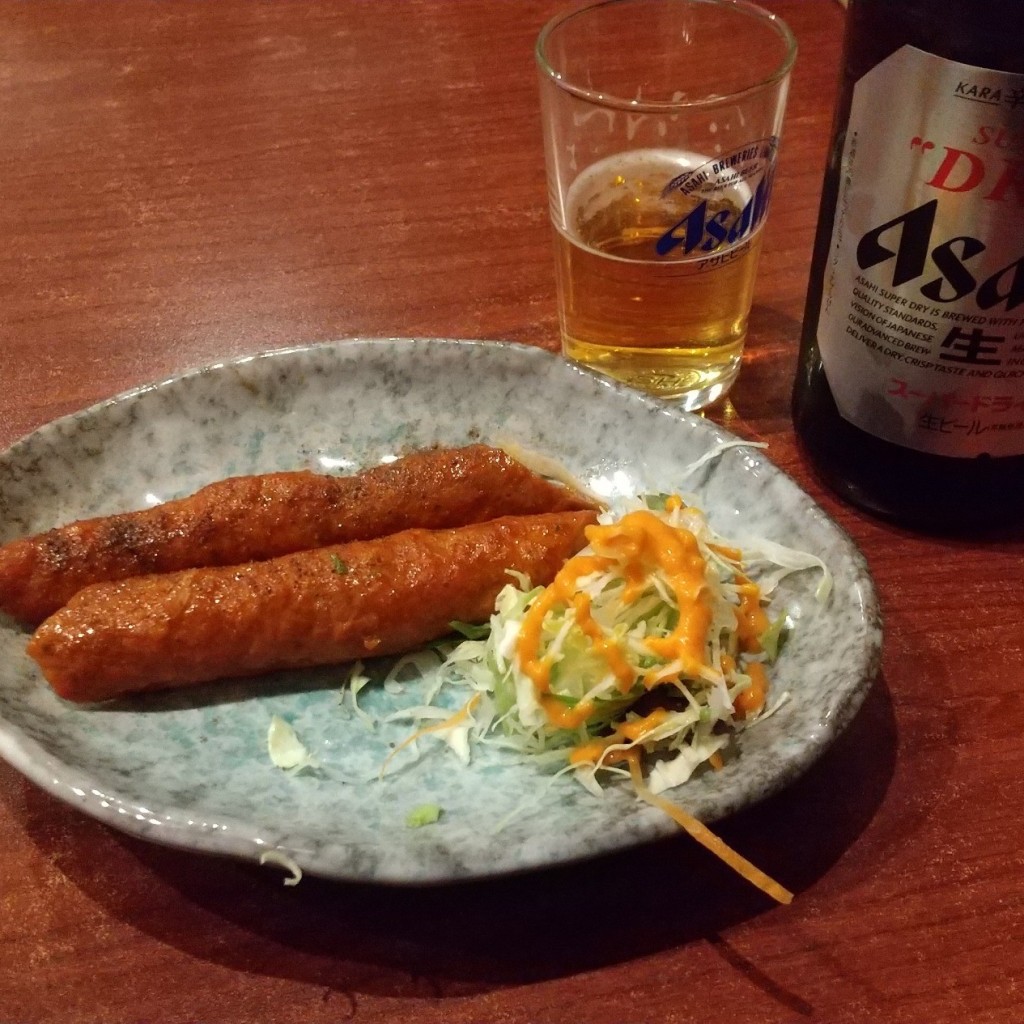 ユーザーが投稿したシークケバブとビールの写真 - 実際訪問したユーザーが直接撮影して投稿した鹿島田インド料理ディービーズ キッチン 鹿島田店の写真