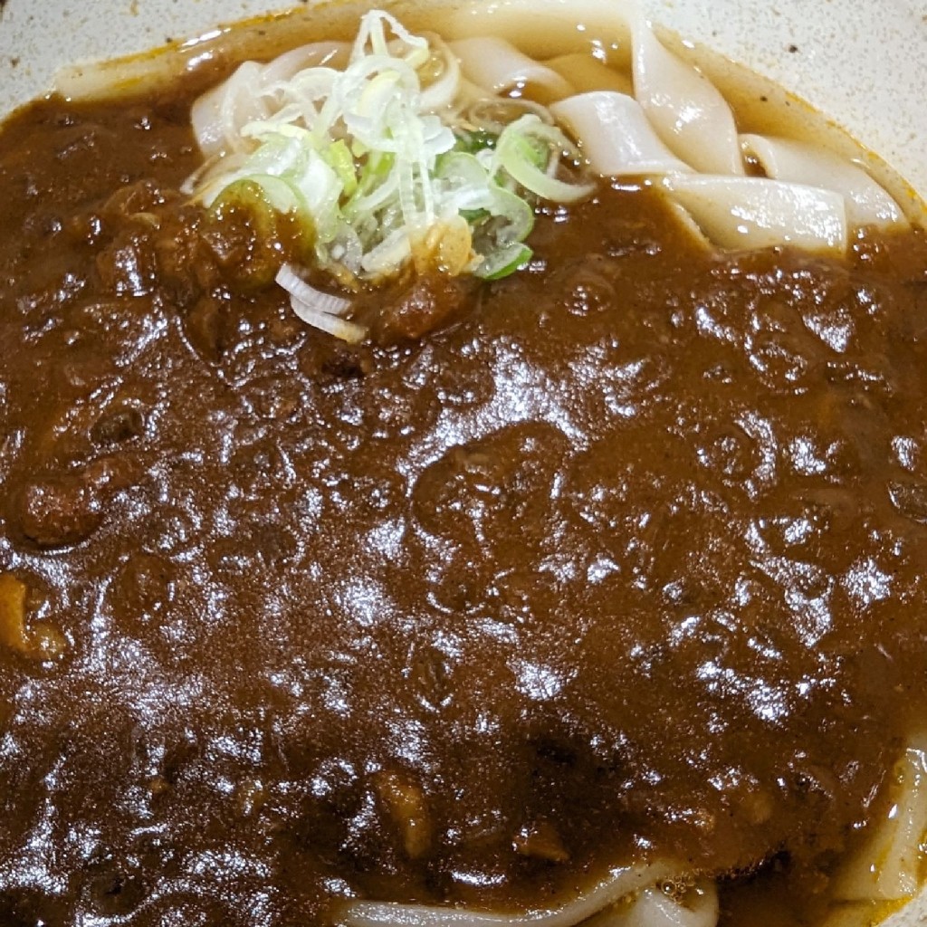 ユーザーが投稿したカレーきしめんの写真 - 実際訪問したユーザーが直接撮影して投稿した定食屋つばさ亭の写真