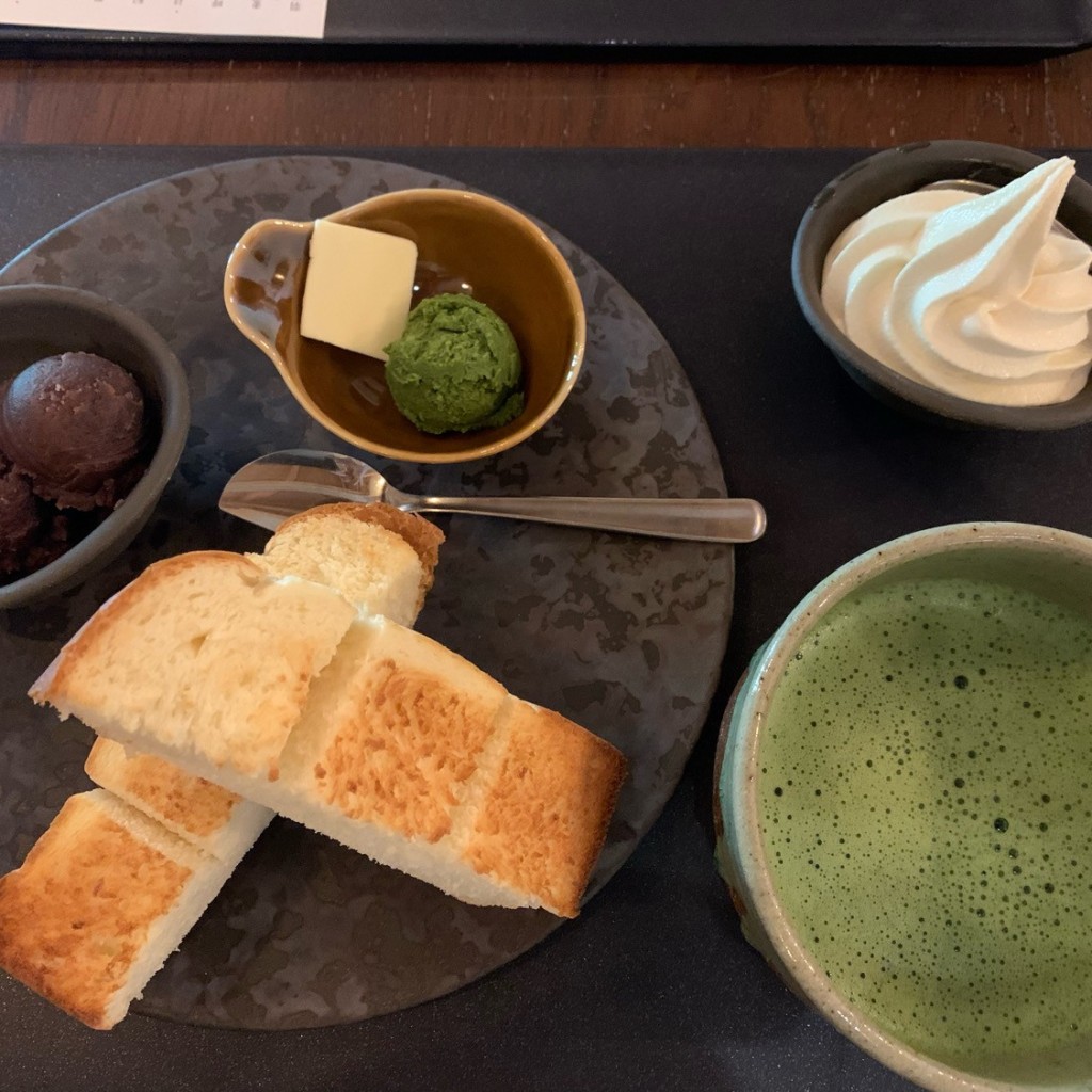 ユーザーが投稿したトーストの写真 - 実際訪問したユーザーが直接撮影して投稿した下鉢石町和カフェ / 甘味処鉢石カフェの写真