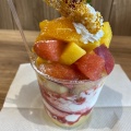 ミックスパルフェ - 実際訪問したユーザーが直接撮影して投稿した東田スイーツFruit factory Mooon THE OUTLETS KITAKYUSHU店の写真のメニュー情報