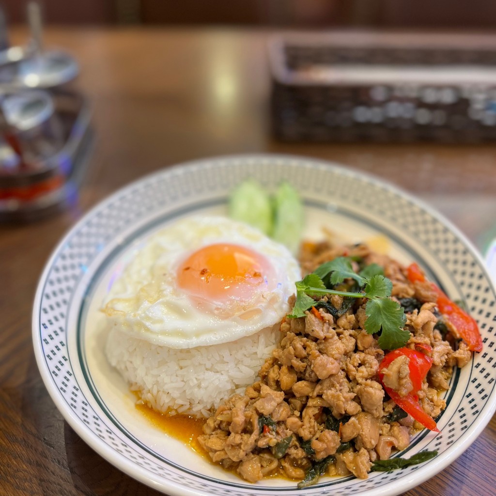 ユーザーが投稿したガパオライスの写真 - 実際訪問したユーザーが直接撮影して投稿した銀座タイ料理SAWAN 銀座店の写真