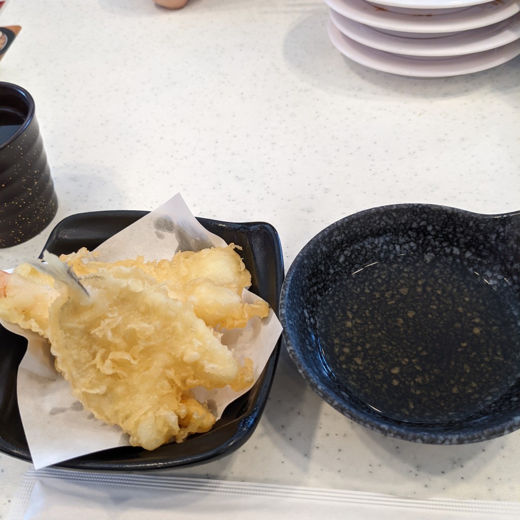 ユーザーが投稿した夏の天ぷら盛合わせの写真 - 実際訪問したユーザーが直接撮影して投稿した東栄町回転寿司かっぱ寿司 安城店の写真