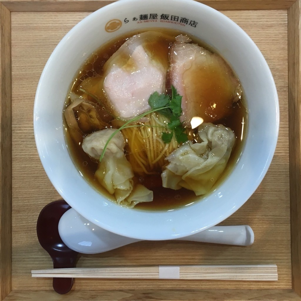 ユーザーが投稿した醤油ラーメンの写真 - 実際訪問したユーザーが直接撮影して投稿した土肥ラーメン / つけ麺らぁ麺屋 飯田商店の写真