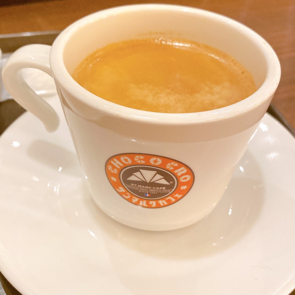ユーザーが投稿したブレンドコーヒーの写真 - 実際訪問したユーザーが直接撮影して投稿した名駅カフェサンマルクカフェ 名古屋名鉄メンズ館店の写真