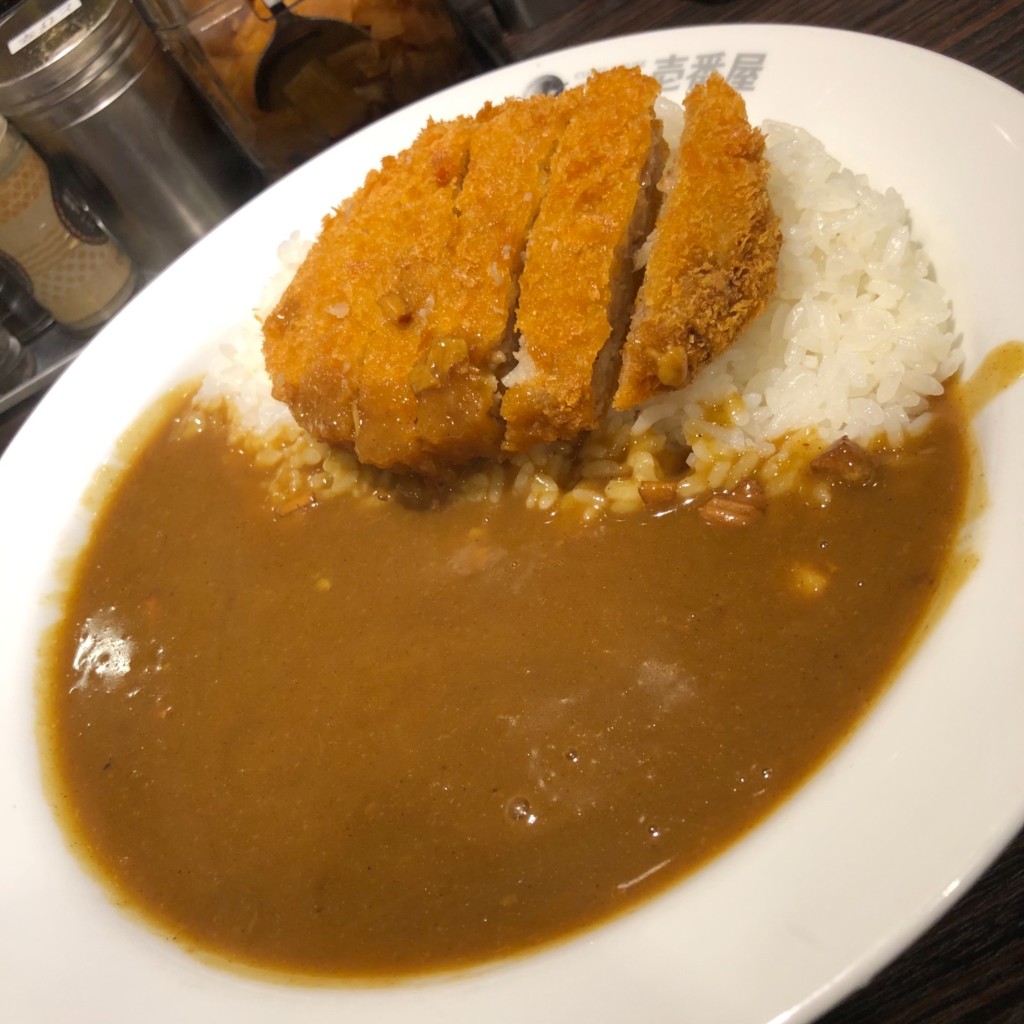 ユーザーが投稿したメンチカツカレーの写真 - 実際訪問したユーザーが直接撮影して投稿した日本橋人形町カレーCoCo壱番屋 中央区人形町店の写真