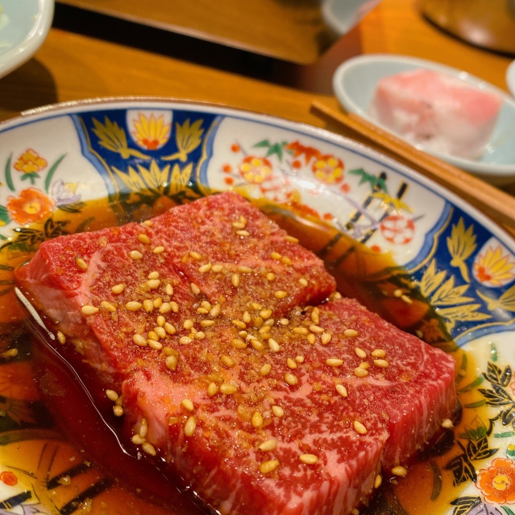 ユーザーが投稿した旨! !赤身肉(ランプ)の写真 - 実際訪問したユーザーが直接撮影して投稿した西院西淳和院町焼肉焼肉 肉どうし 京都西院店の写真