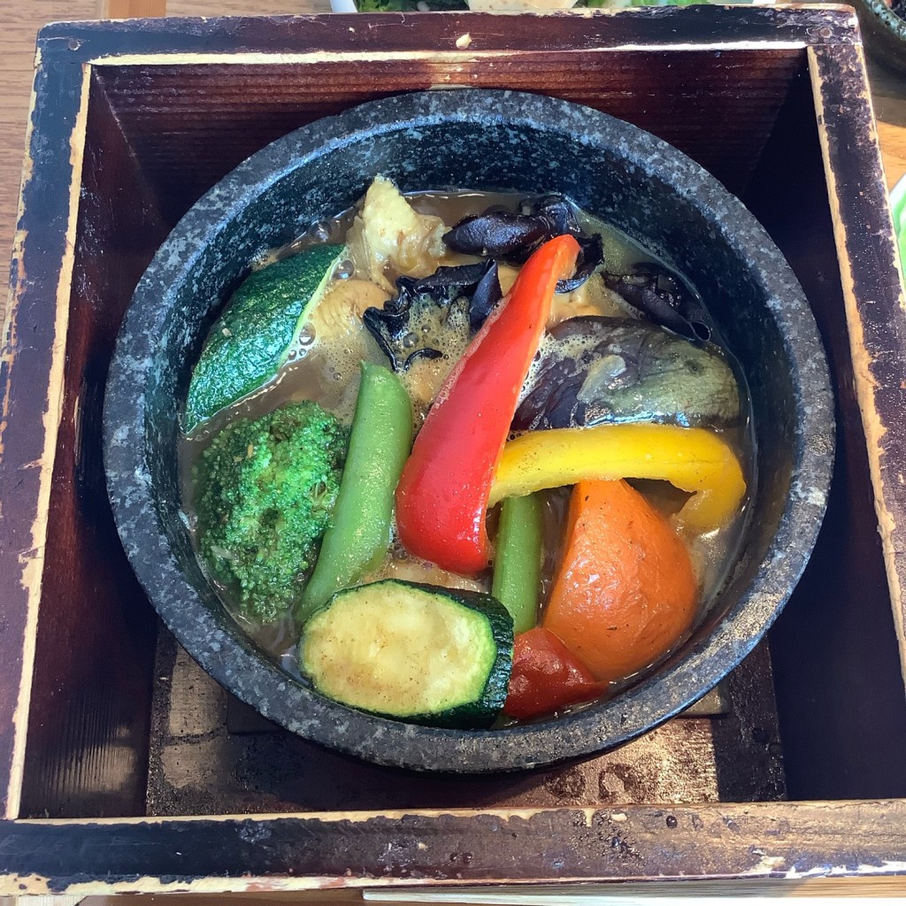 ユーザーが投稿したカレーの写真 - 実際訪問したユーザーが直接撮影して投稿した東五反田野菜料理やさい家めい 五反田東急スクエアの写真