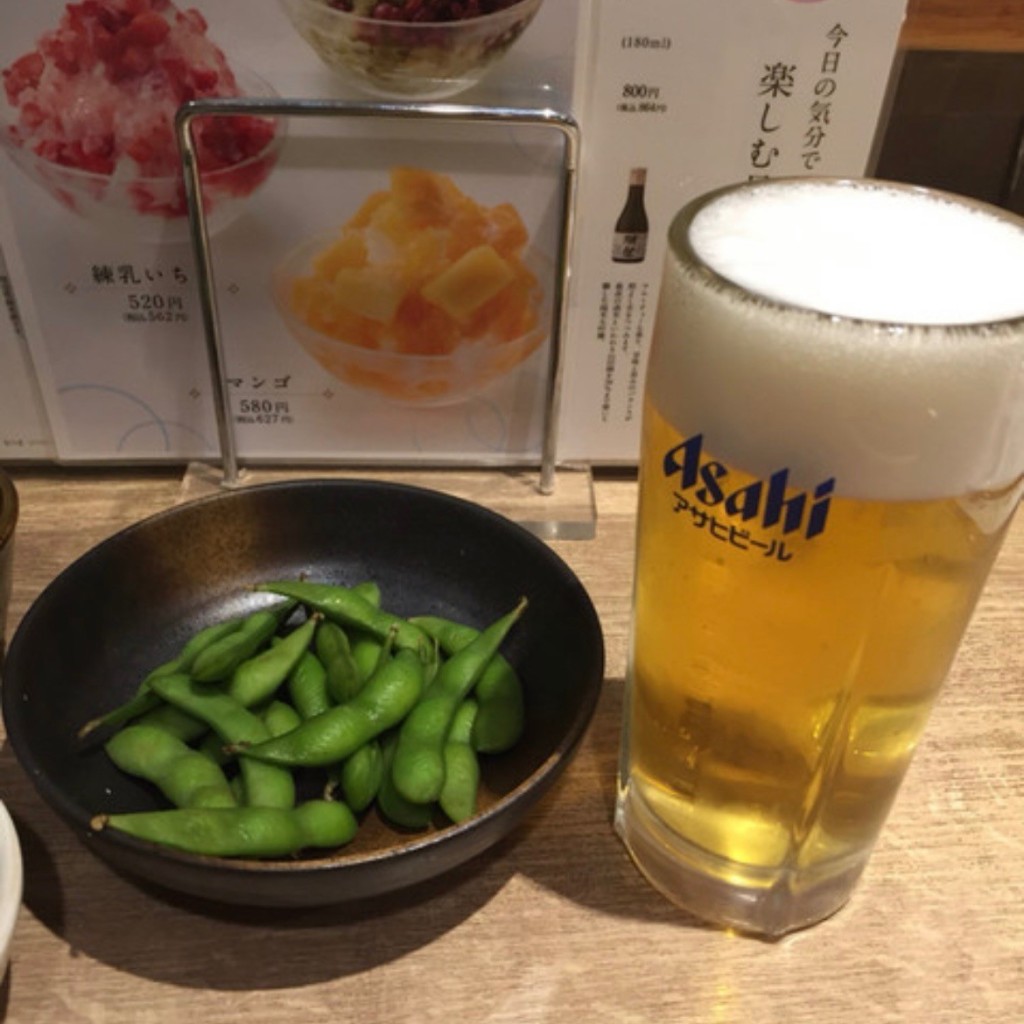ユーザーが投稿した生ビールの写真 - 実際訪問したユーザーが直接撮影して投稿した南藤沢居酒屋海ぶね ODAKYU湘南GATE藤沢店の写真