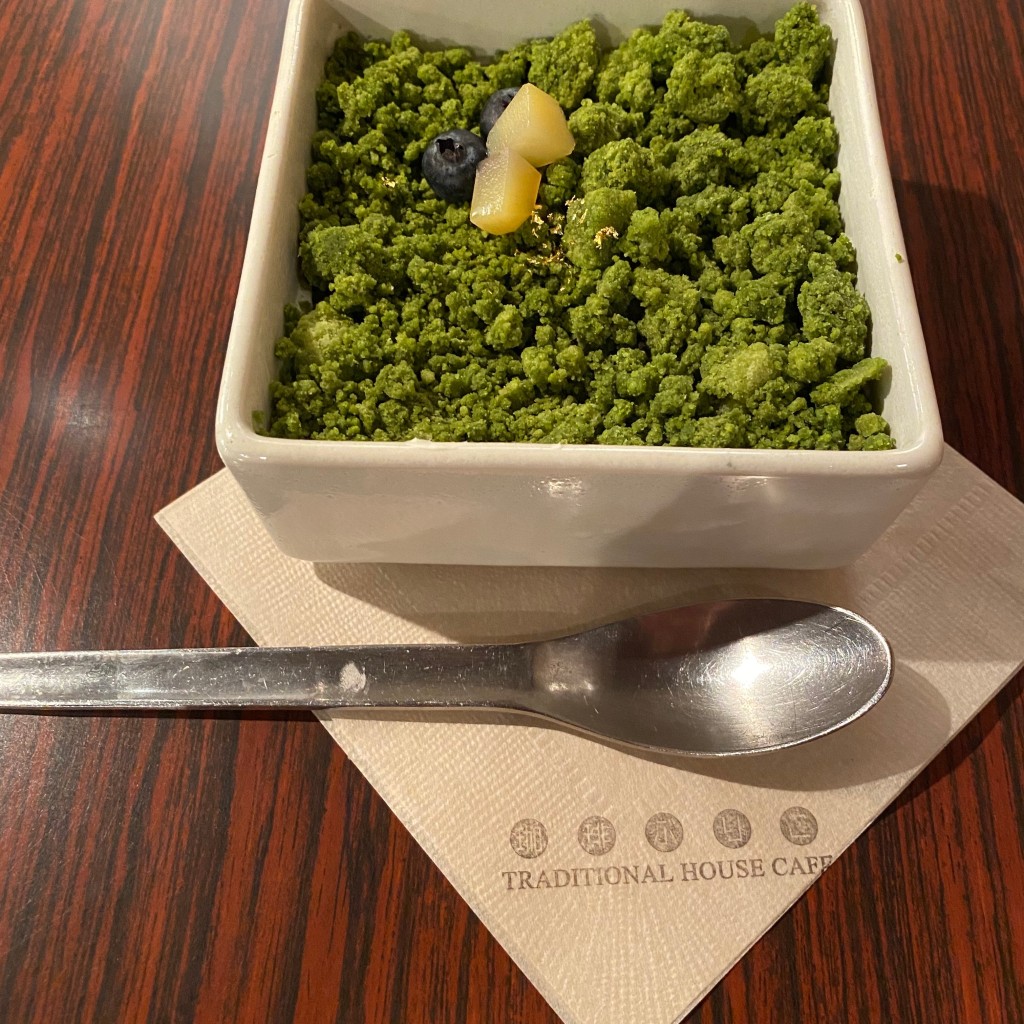 ユーザーが投稿した抹茶のレアチーズケーキの写真 - 実際訪問したユーザーが直接撮影して投稿した大須カフェ珈琲ぶりこの写真