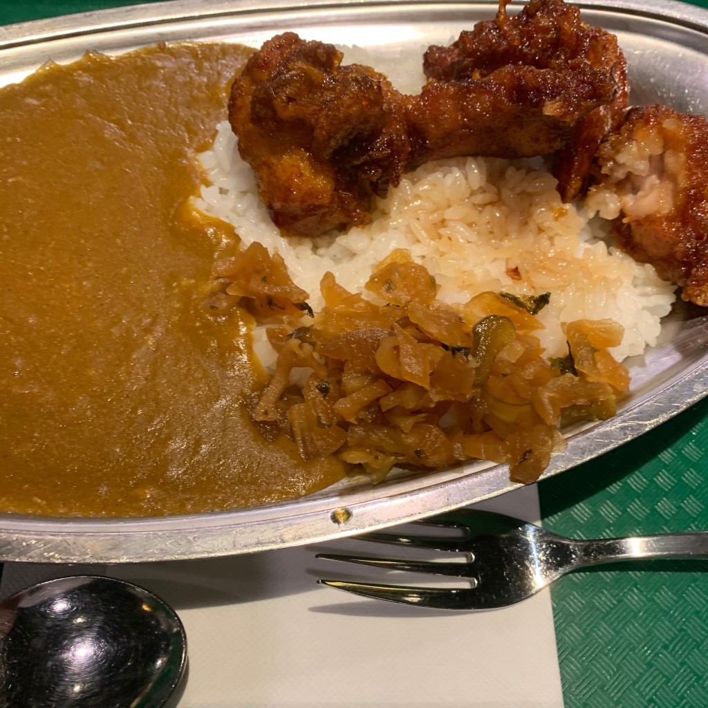 ユーザーが投稿したオリジナルカレーの写真 - 実際訪問したユーザーが直接撮影して投稿した美原ハンバーガーラッキーピエロ 美原店の写真