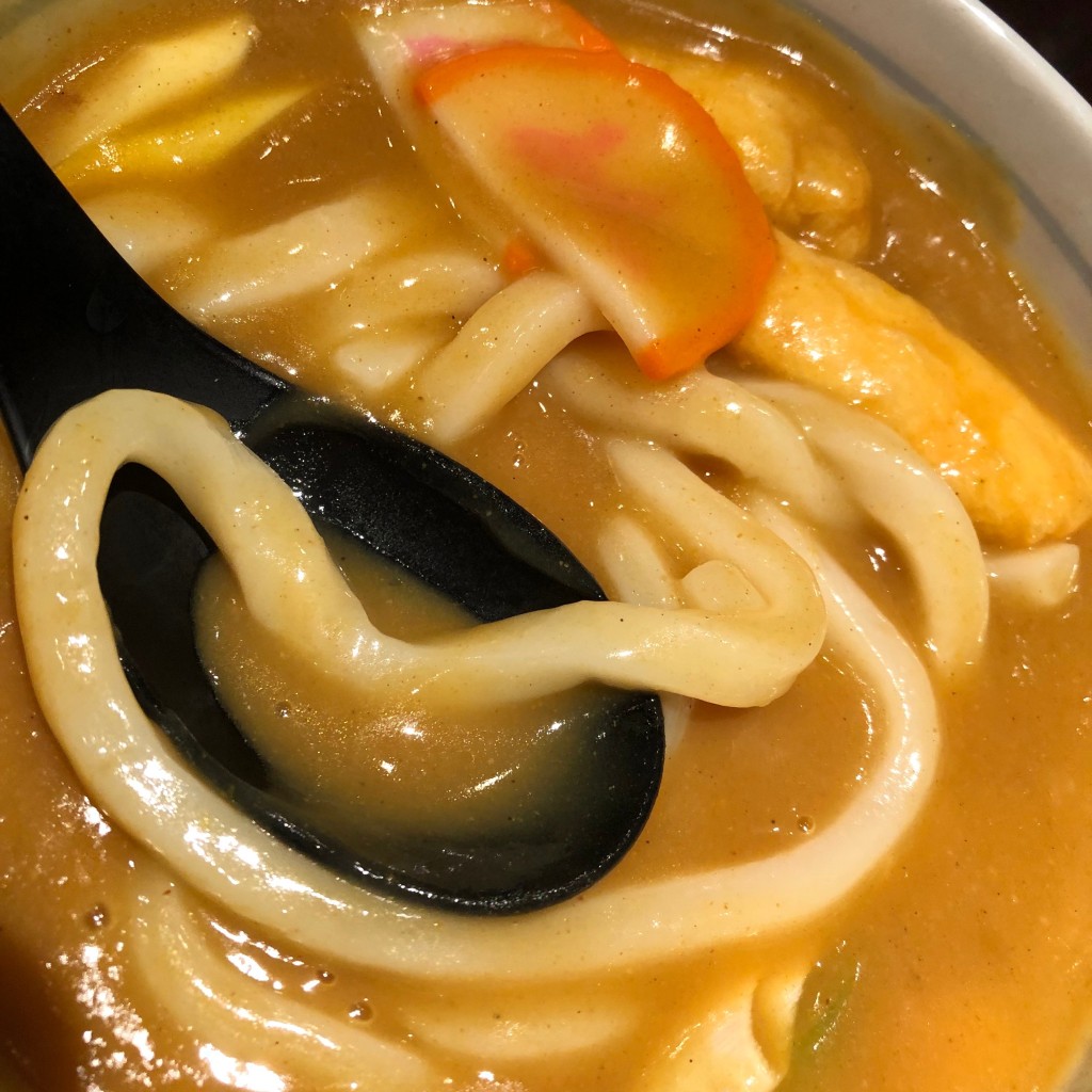 ユーザーが投稿した名物カレーうどんの写真 - 実際訪問したユーザーが直接撮影して投稿した長津田みなみ台うどん若鯱家 アピタ長津田店の写真