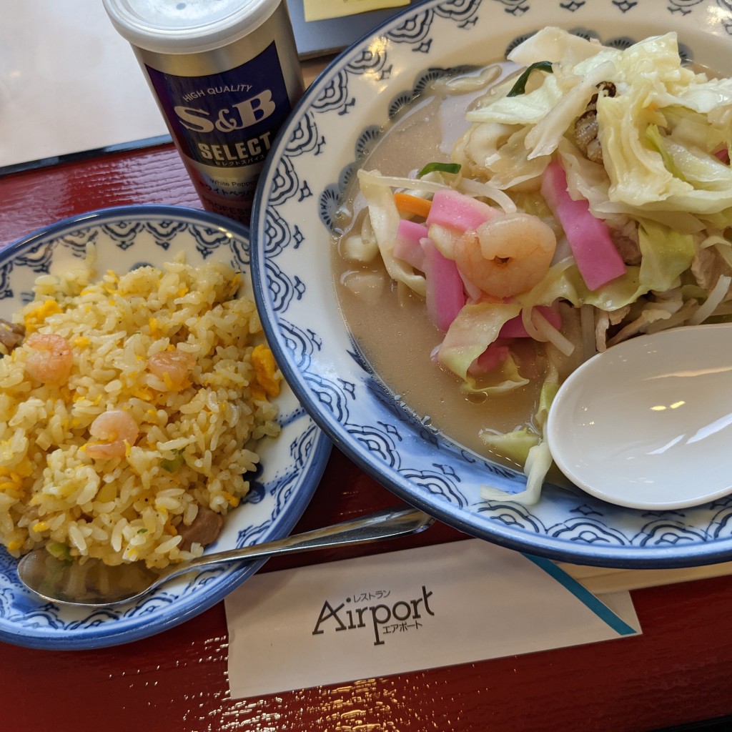 ユーザーが投稿したミニセット(ちゃんぽん)の写真 - 実際訪問したユーザーが直接撮影して投稿した箕島町洋食レストラン エアポートの写真