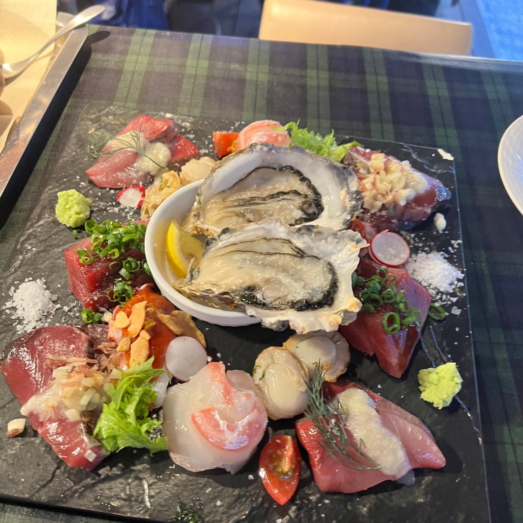 ユーザーが投稿したカルパッチョの写真 - 実際訪問したユーザーが直接撮影して投稿した銀座魚介 / 海鮮料理魚金 UOKIN PICCOLO 銀座店の写真