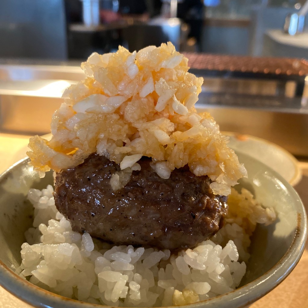 ユーザーが投稿したハンバーグの写真 - 実際訪問したユーザーが直接撮影して投稿した清本町肉料理挽肉と米 京都店の写真