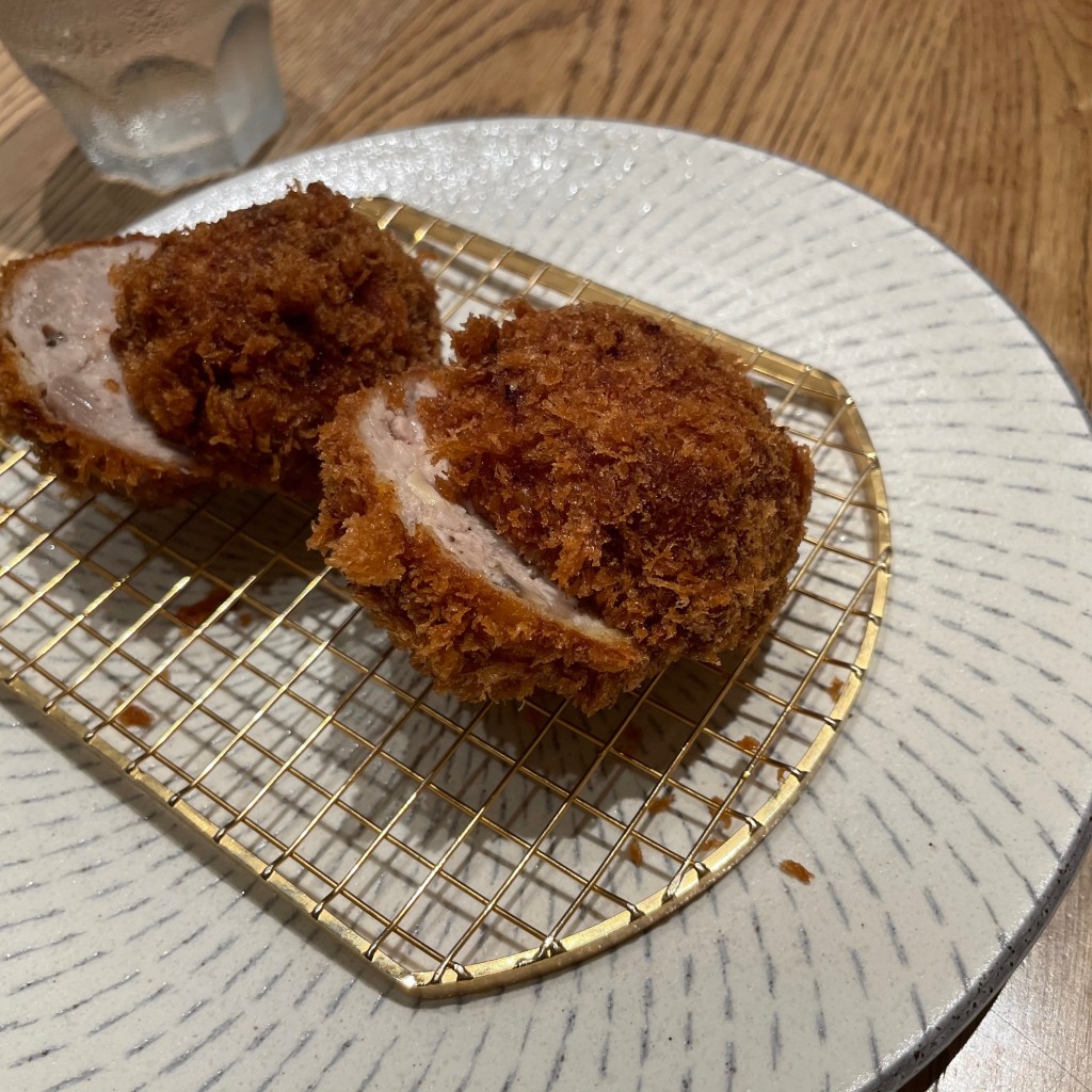 ユーザーが投稿した東京Xメンチカツ定食の写真 - 実際訪問したユーザーが直接撮影して投稿した芝浦とんかつトンカツXの写真