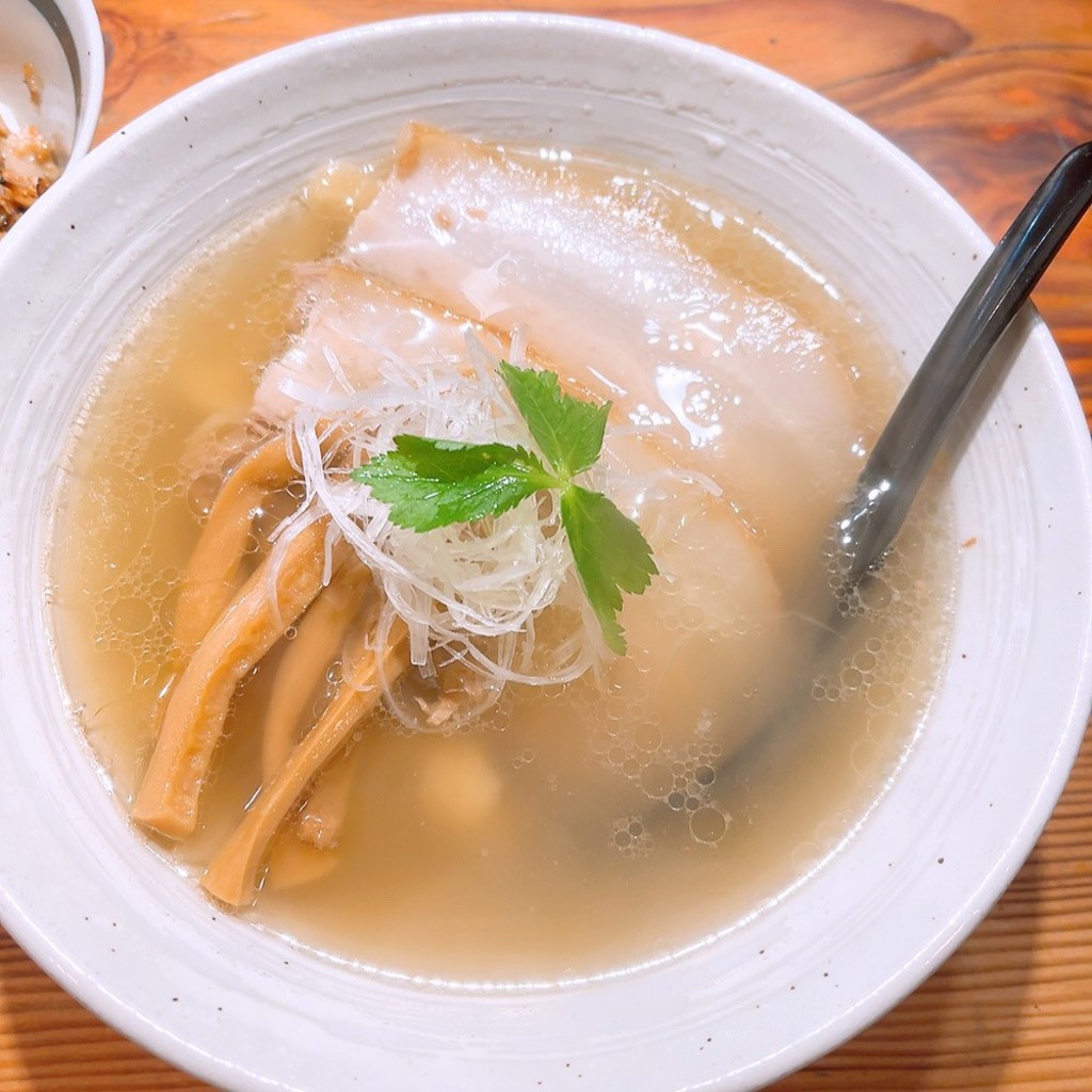 ユーザーが投稿した塩ラーメンの写真 - 実際訪問したユーザーが直接撮影して投稿した北沢ラーメン専門店純手打ち 麺と未来の写真