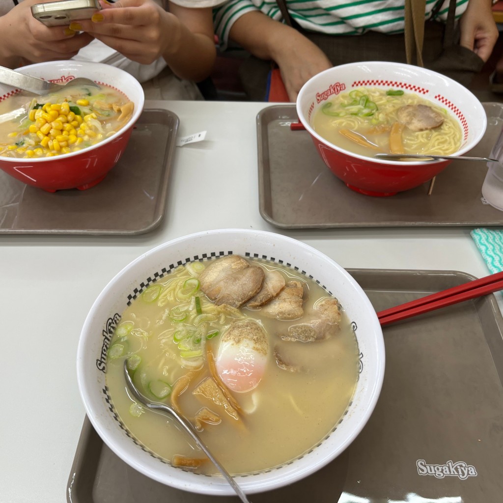 ユーザーが投稿した野菜ラーメンの写真 - 実際訪問したユーザーが直接撮影して投稿した大須ラーメン専門店スガキヤ 大須店の写真