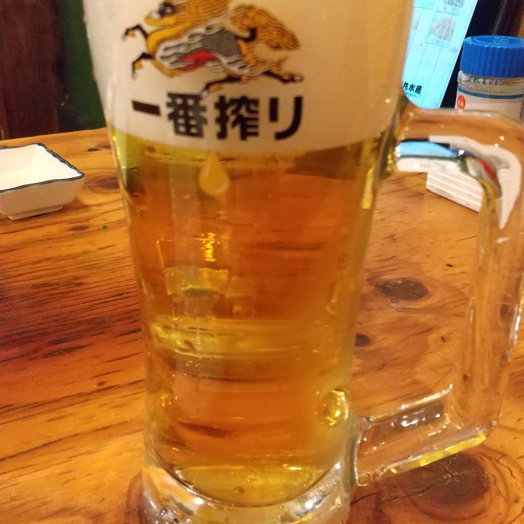 ユーザーが投稿した飲 生ビールの写真 - 実際訪問したユーザーが直接撮影して投稿した百人町居酒屋磯丸水産 大久保駅前店の写真