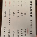 実際訪問したユーザーが直接撮影して投稿した南長野郷土料理信州長屋酒場の写真