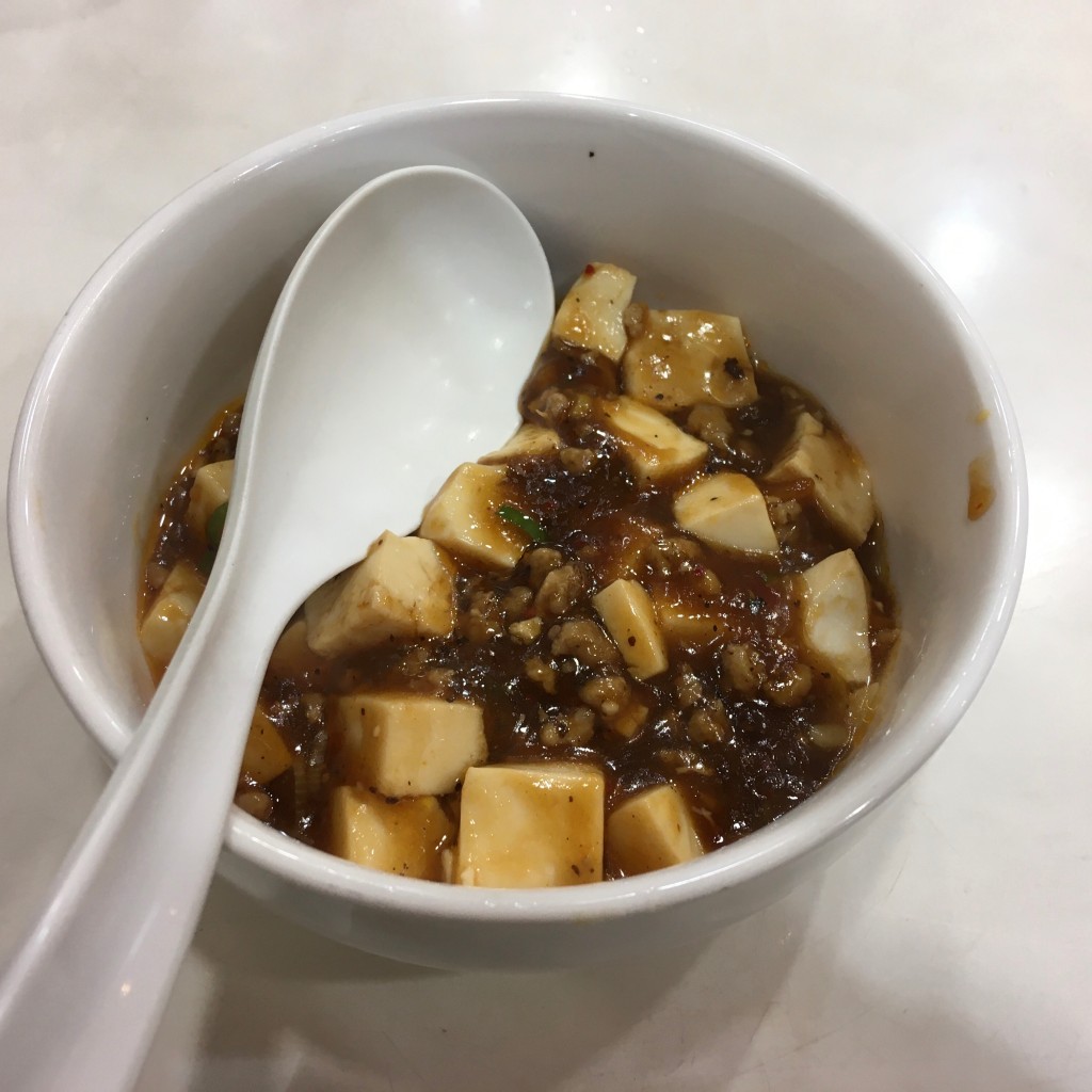 ユーザーが投稿したジャストサイズ麻婆豆腐の写真 - 実際訪問したユーザーが直接撮影して投稿した上十条餃子餃子の王将 十条店の写真