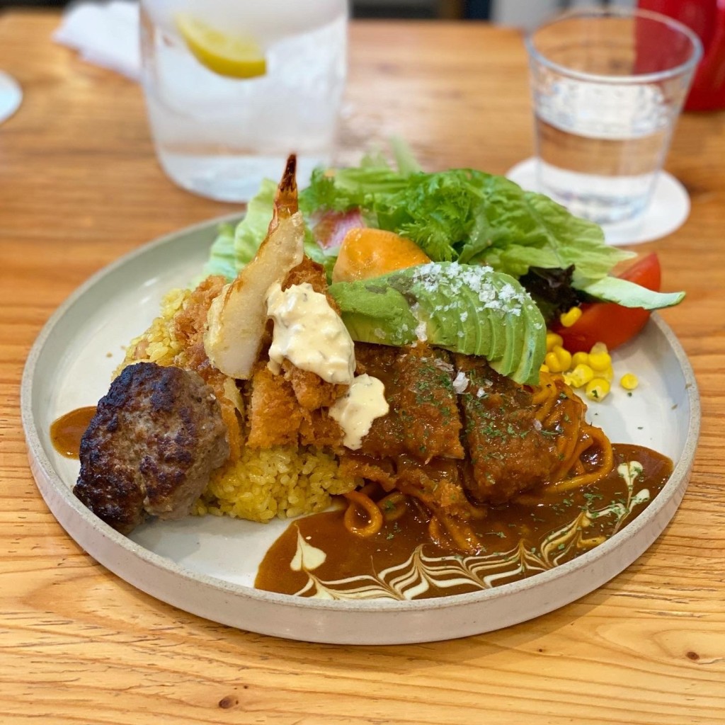 ユーザーが投稿したスペシャルトルコライスの写真 - 実際訪問したユーザーが直接撮影して投稿した神田神保町洋食長崎トルコライス食堂の写真