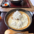 山椒 カレーうどん 白 - 実際訪問したユーザーが直接撮影して投稿した湯布院町川上うどん菊すけの写真のメニュー情報