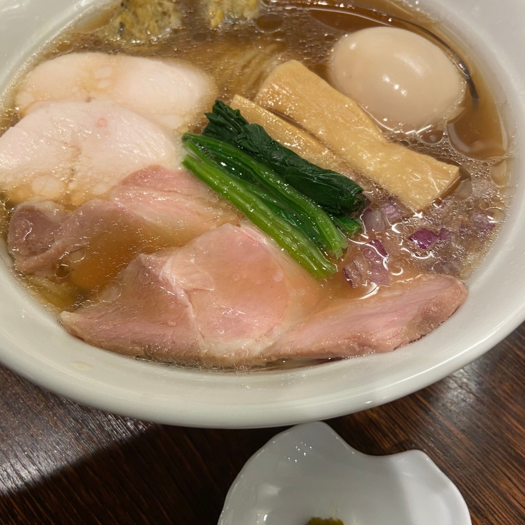 れおくんフォロー返さんが投稿した吉祥寺本町ラーメン専門店のお店貝出汁 中華そば 竹祥/カイダシ チュウカソバ タケショウの写真