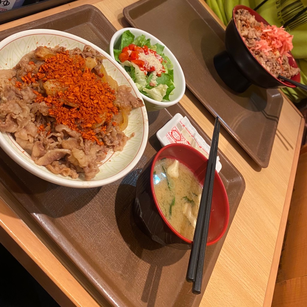 実際訪問したユーザーが直接撮影して投稿した緑井牛丼すき家 54号広島IC店の写真