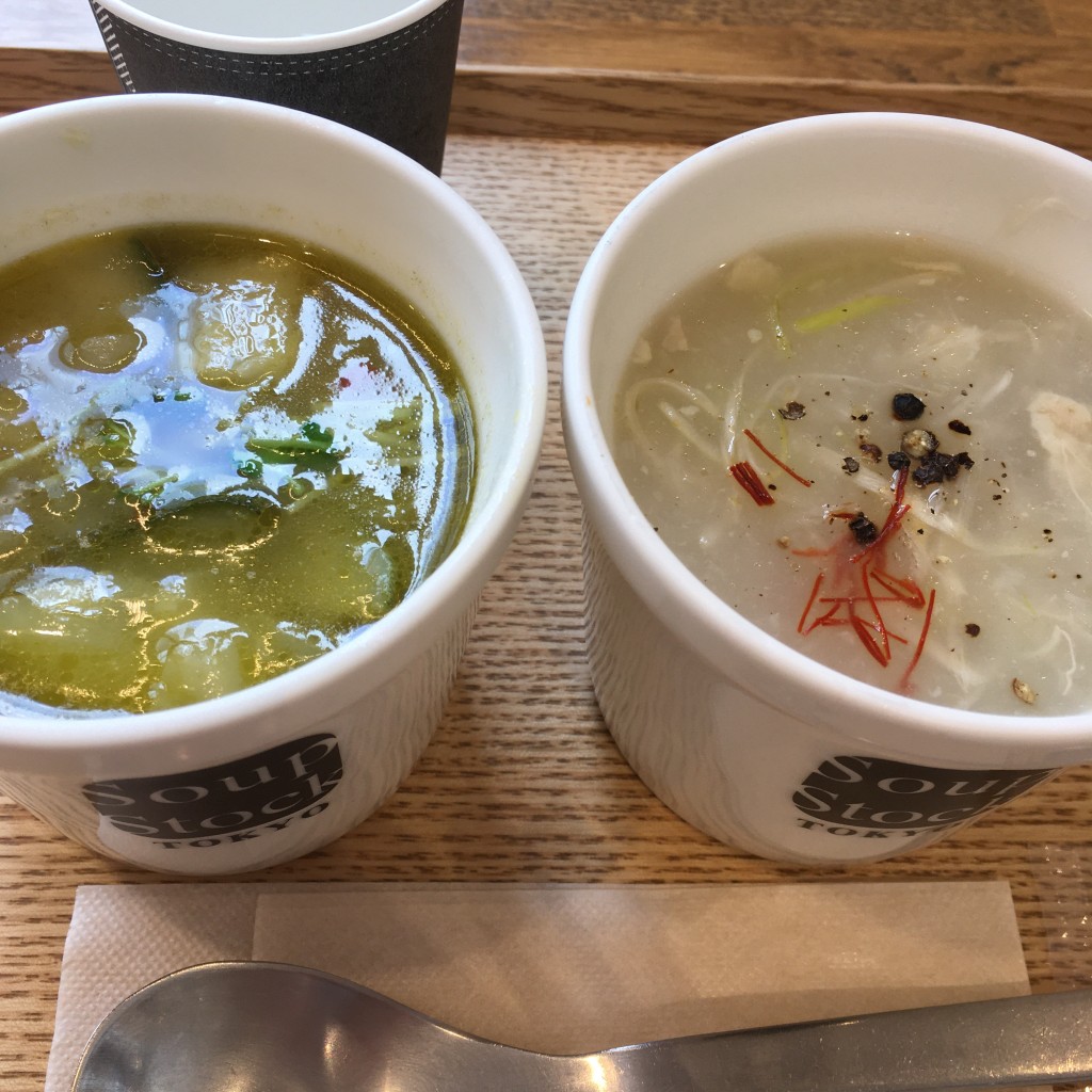 ユーザーが投稿したSS-セットの写真 - 実際訪問したユーザーが直接撮影して投稿した芝田洋食スープ ストック トーキョー 阪急三番街店の写真