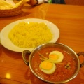 Keema Egg CurrySet - 実際訪問したユーザーが直接撮影して投稿した岩戸町インドカレーDIPPALACE 神楽坂店の写真のメニュー情報