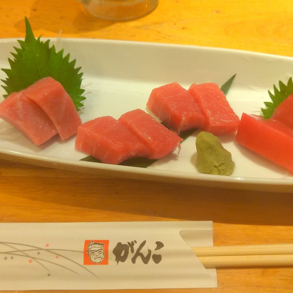 ユーザーが投稿した鮪お造り お寿司の写真 - 実際訪問したユーザーが直接撮影して投稿したファミリーレストランがんこ 京都駅ビル店の写真